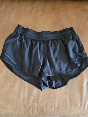 lululemon athletica Black Women's Athletic Running Shorts